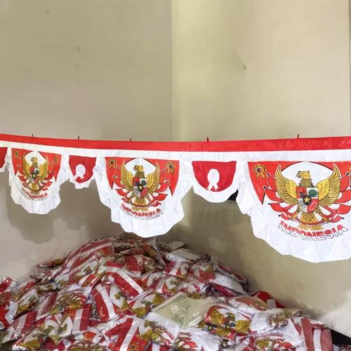 bendera hias garuda pita